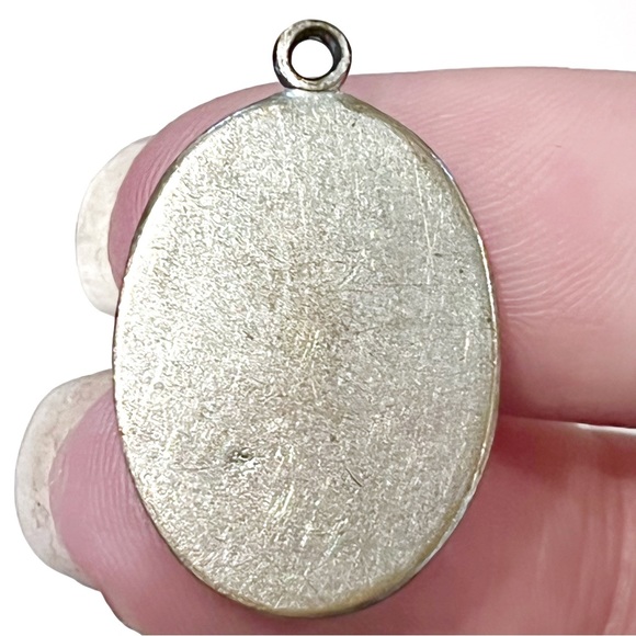 Vintage New York Worlds Fair Pendant Charm 1939 Trylon Perisphere Silver Tone - Picture 5 of 5